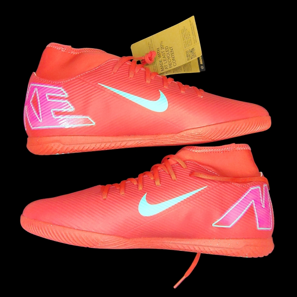 Nike Mercurial superfly 10 Club Indoor Ember Glow NEW Men's Size 12 NWT - Picture 3 of 6